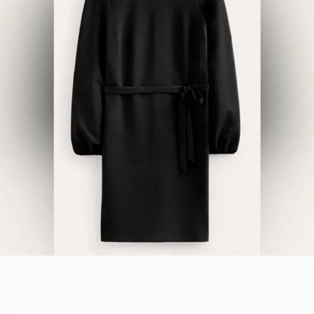 Boden Womens little black dress style Violet Ponte Shift size 6 ladies sleeves - Picture 16 of 16